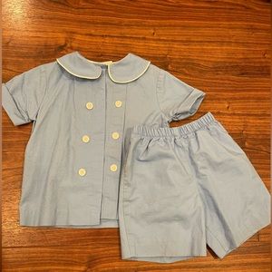 Bailey Boys 2T light blue short set